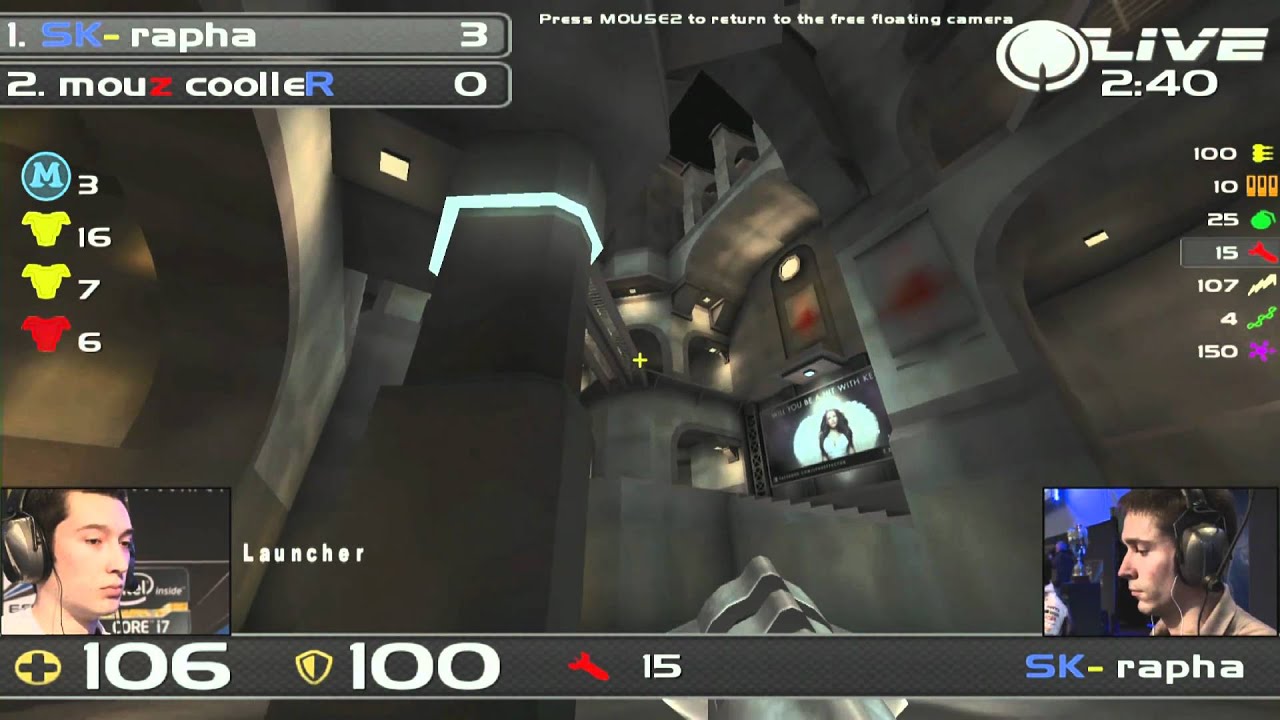 Cooller vs. rapha - Quake Live IEM 2011 Grand Final 1/2