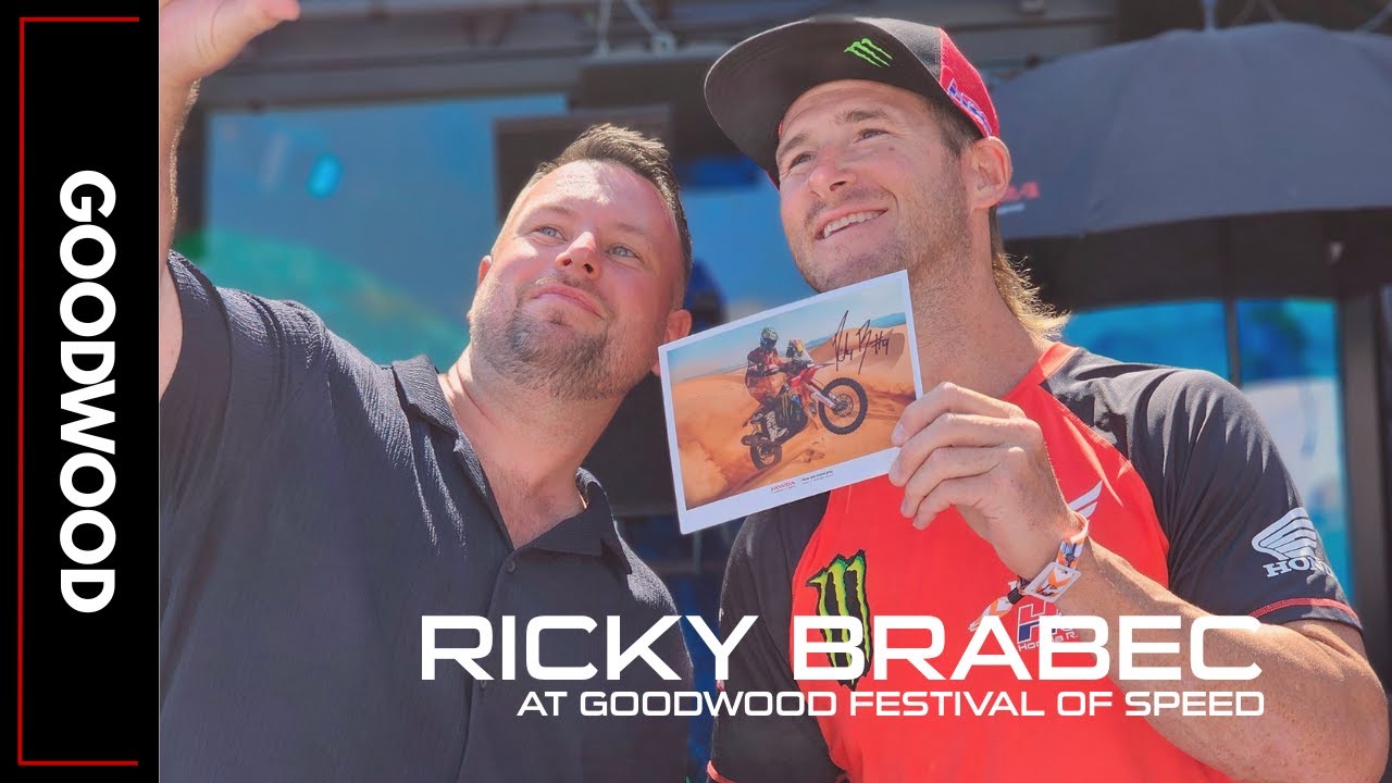 Ricky Brabec at the 2025 Goodwood Festival of Speed