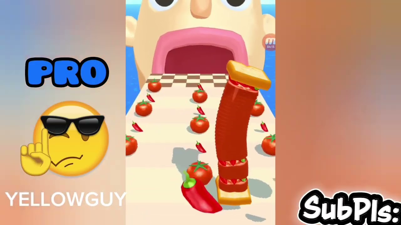 Noob Vs Pro Vs Hacker - Sandwich Runner🥪🏃&zwj;♂️