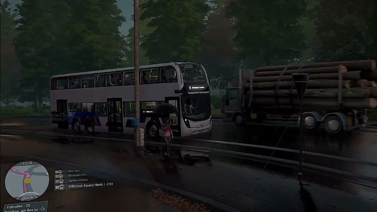 Bus Simulator 21: How do I drive it straight?