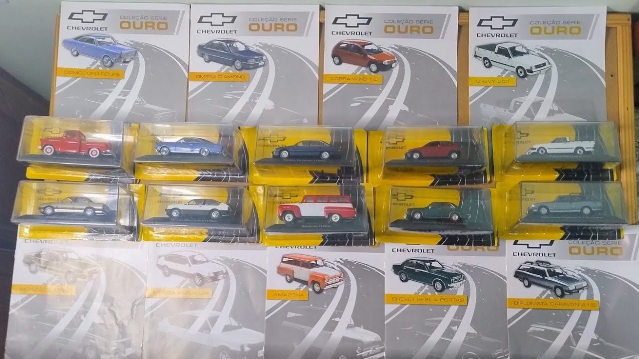 Combo 4ª Temporada Chevrolet Série Ouro #garagemdochico #mundodoscolecionaveis