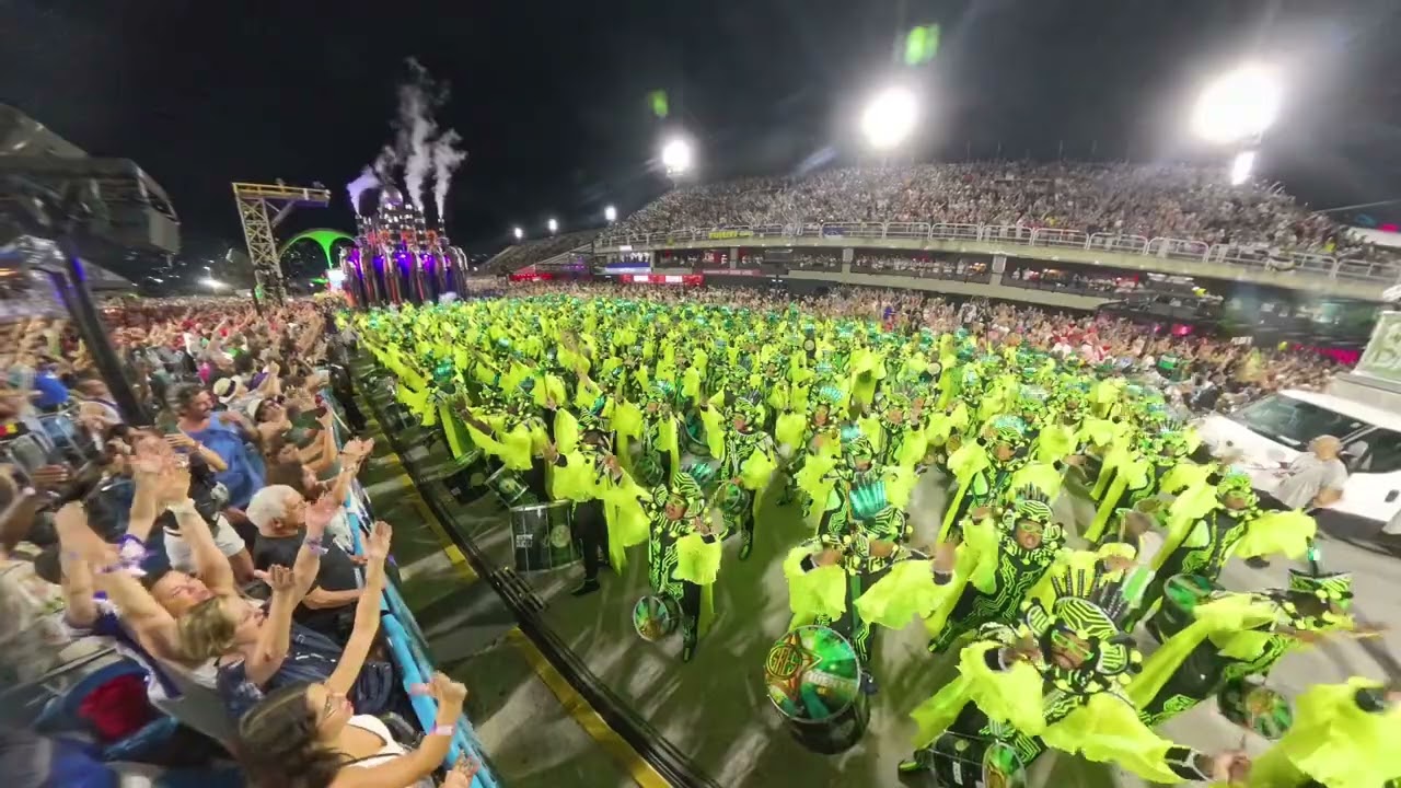 [4K] Bateria Mocidade Independente - 2025 - Apresentação para Módulo de Jurados