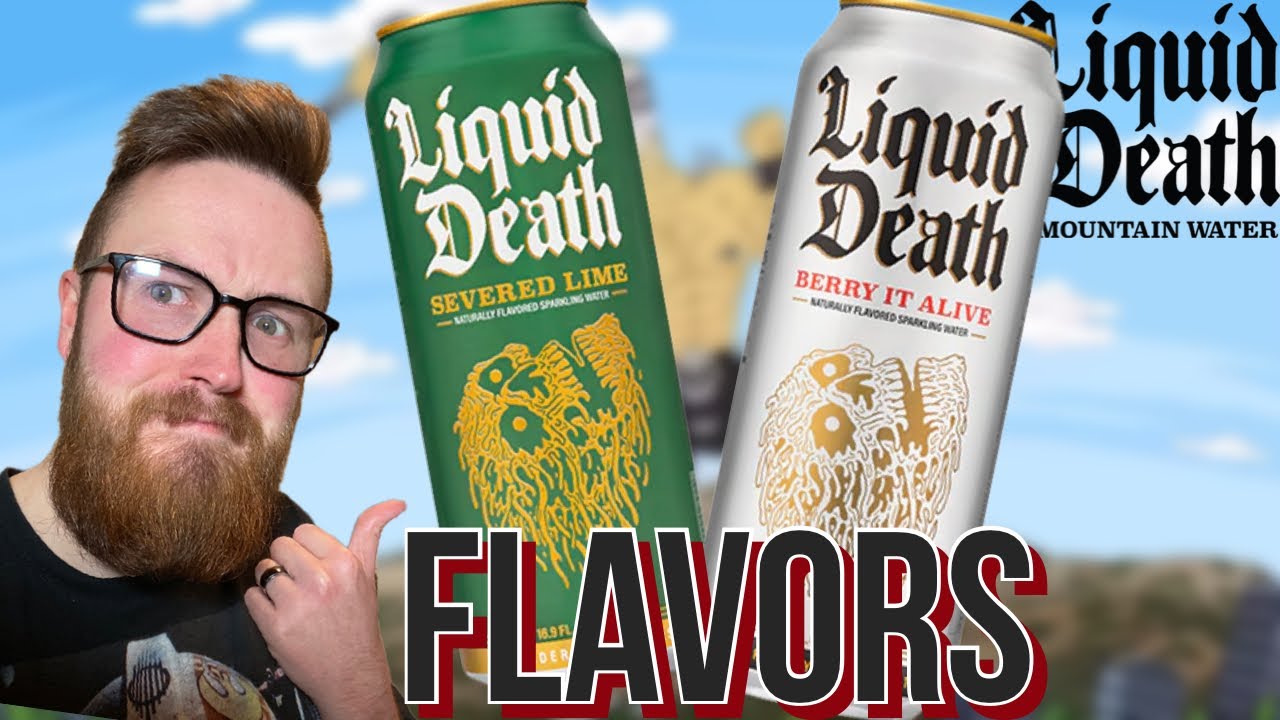 Liquid Death&reg; SEVERED LIME AND BERRY IT ALIVE Flavors! 💀💧| NEW LIQUID DEATH!?