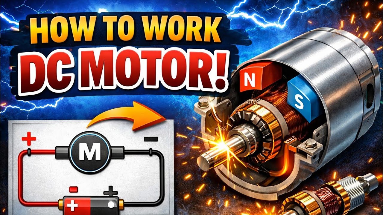 how to work dc moter