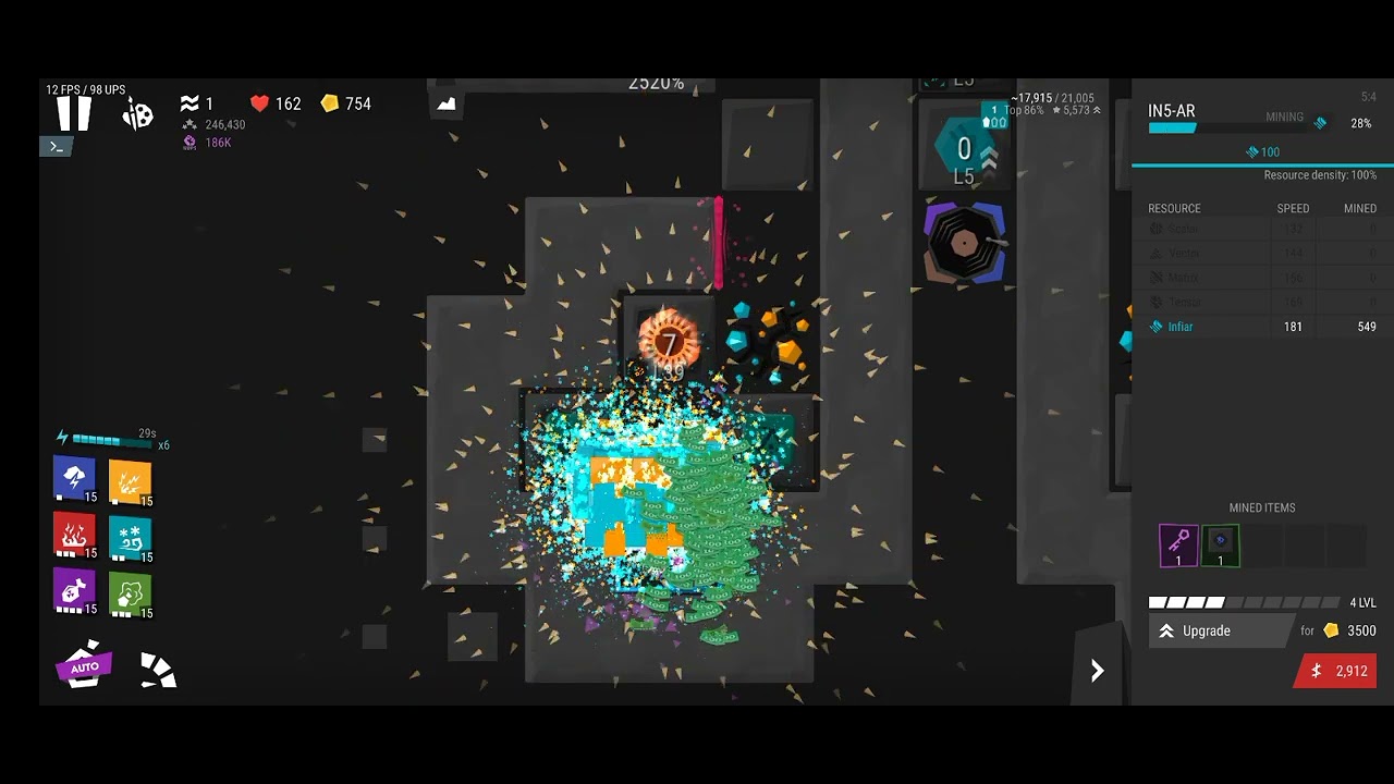 Infinitode 2 - what developer mode + max endless does to a man