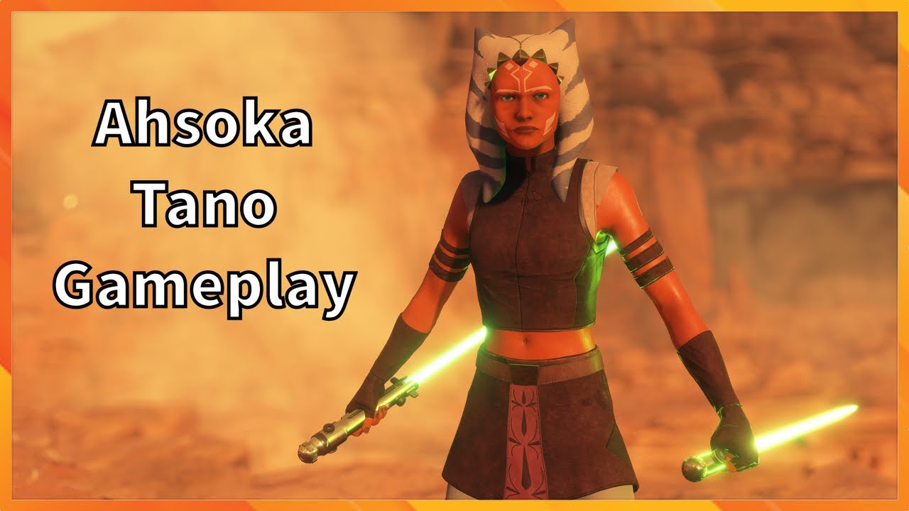 Ahsoka Tano Gameplay Star Wars Battlefront 2