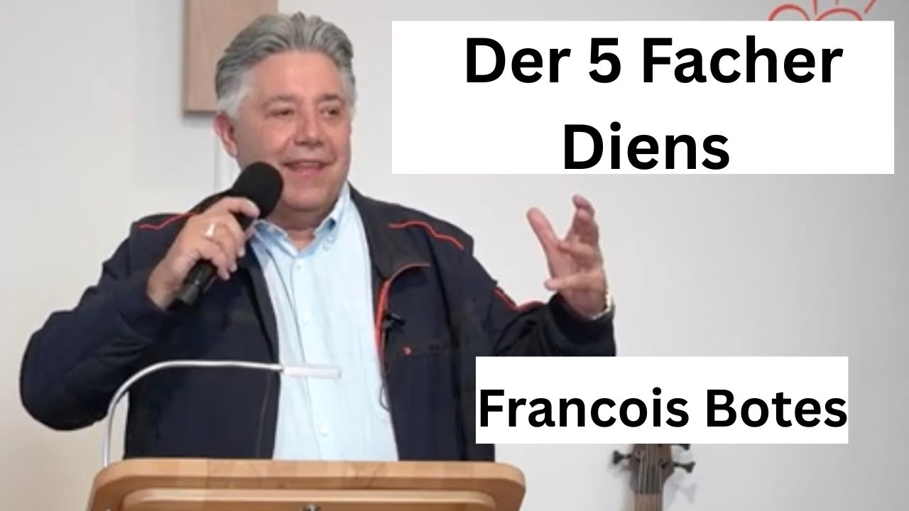 Der Fünffacher Dienst : Francois Botes #francoisbotes