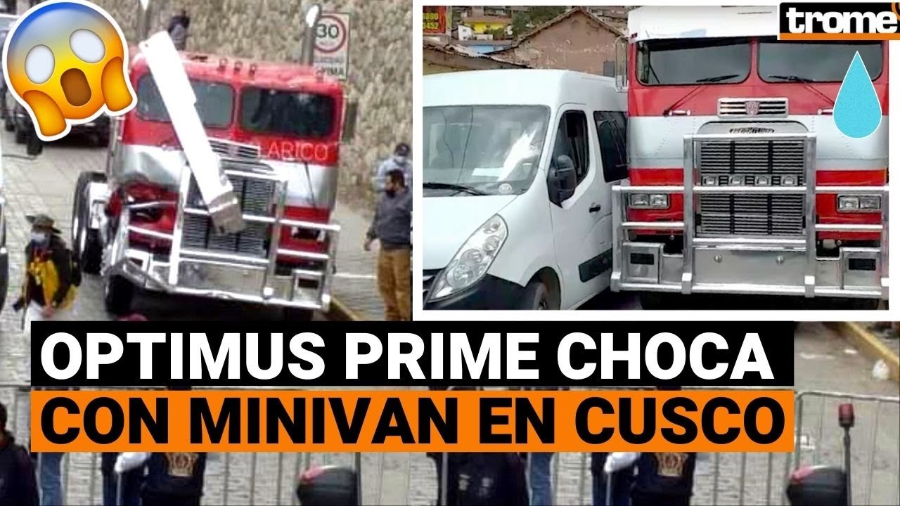 Съемки фильма «Трансформеры» в Куско: Оптимус Прайм попал в аварию с частным автомобилем в послед...