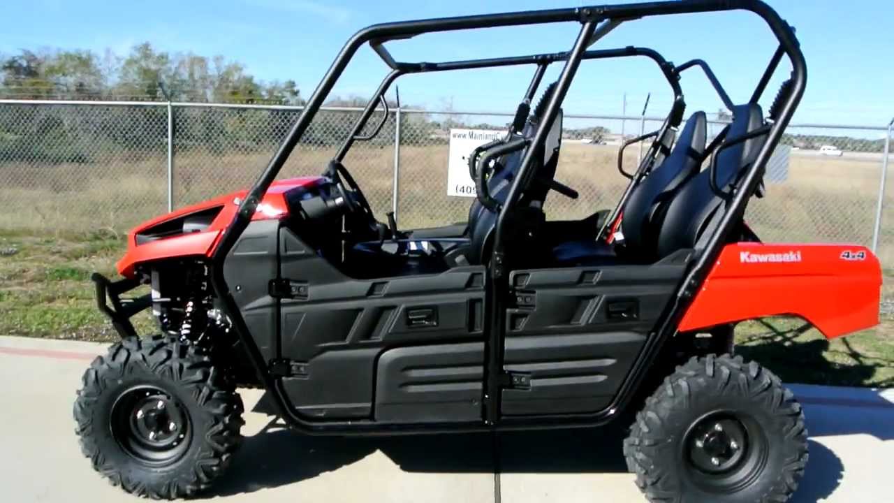 Overview and Review: New 2012 Kawasaki Teryx4 4 Passenger Side by Side!