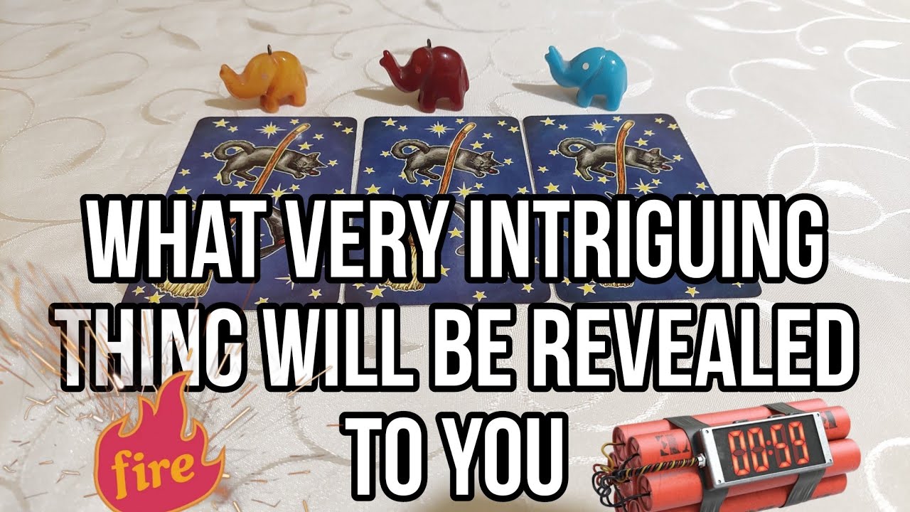🕵🏻‍♂️What very intriguing thing will be revealed to you. Tarot timeless pick a card reading.