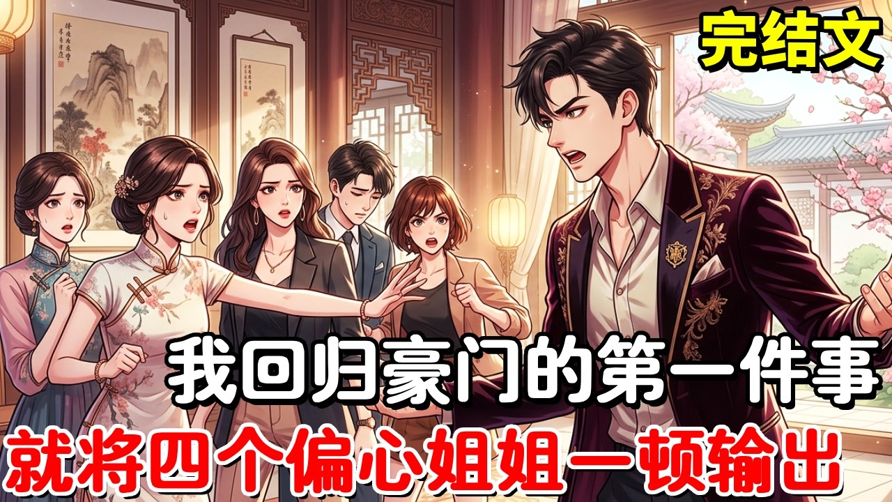 【完结文】因为看惯了真假少爷的戏码，所以我回归豪门第一件事，我就对着护着假少爷的四个姐姐一顿输出！【木羽说漫】