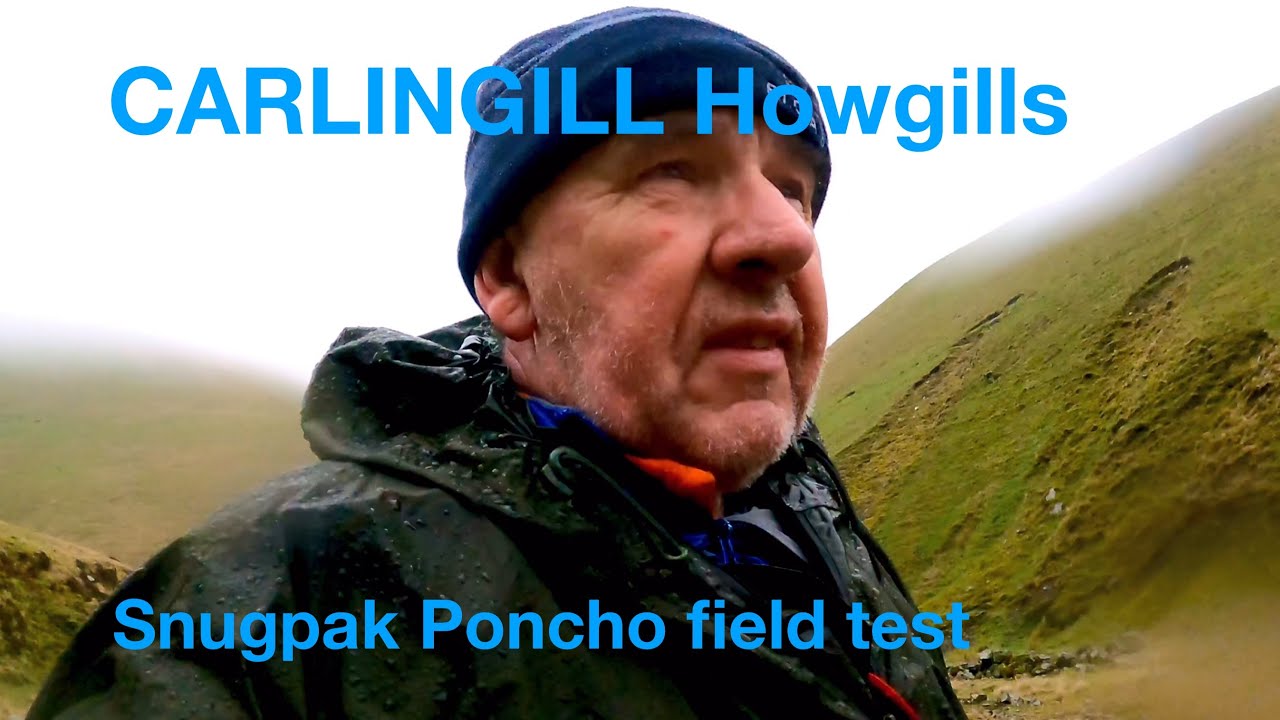 Snugpak Enhanced Patrol Poncho Yorkshire Dales national park, field test