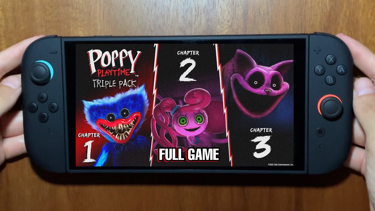 Poppy Playtime Triple Pack (Full Game) Nintendo Switch 2 Gameplay