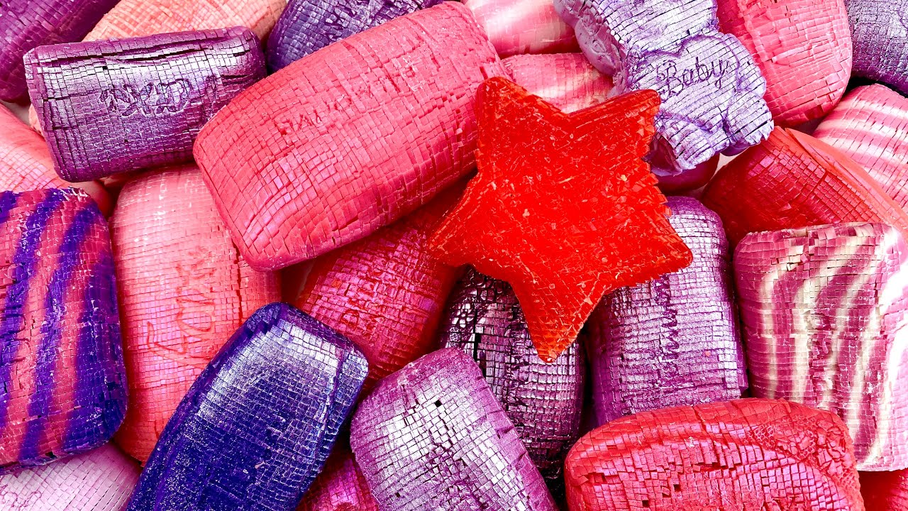 Small soap CUBES 🎲 Soap Cutting ASMR ! Relaxing Sounds (no talking) ! Corte de jabón