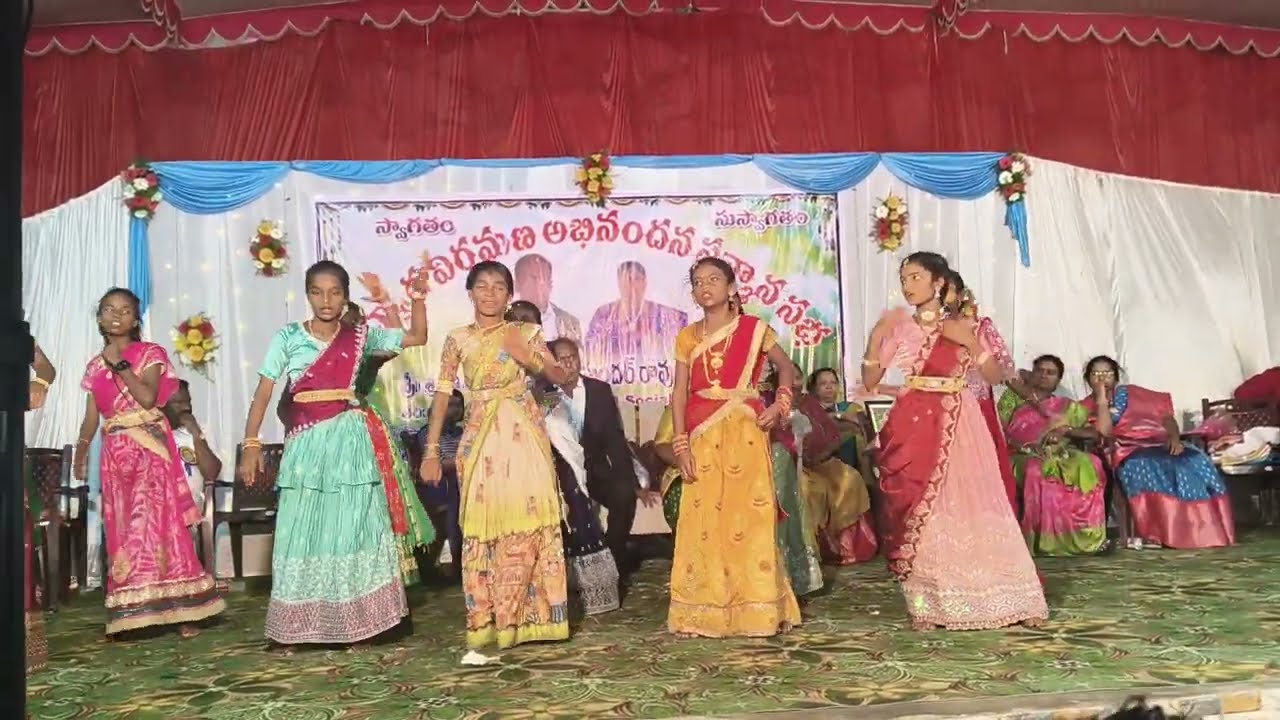//ప్రభుత్వ పాఠశాల ప్రాదాన్యతపై చక్కని పాటకు నిడిగొండ విద్యార్థుల ఆట//