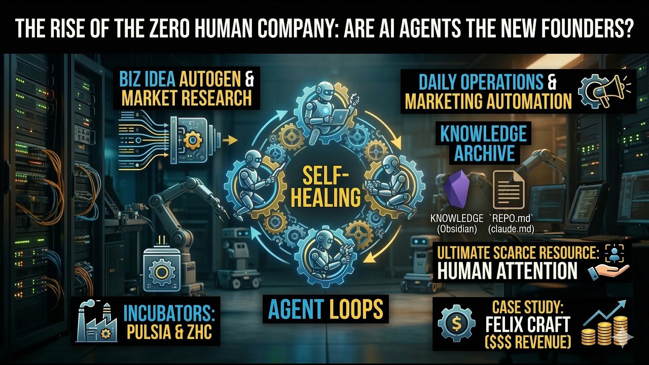 The Rise of the Zero Human Company: Are AI Agents the New Founders?