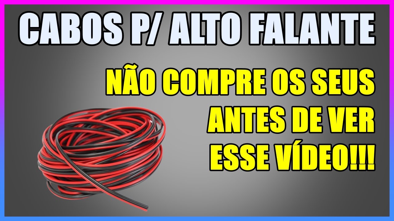 QUE CABO USAR PARA LIGAR ALTO FALANTES 2025
