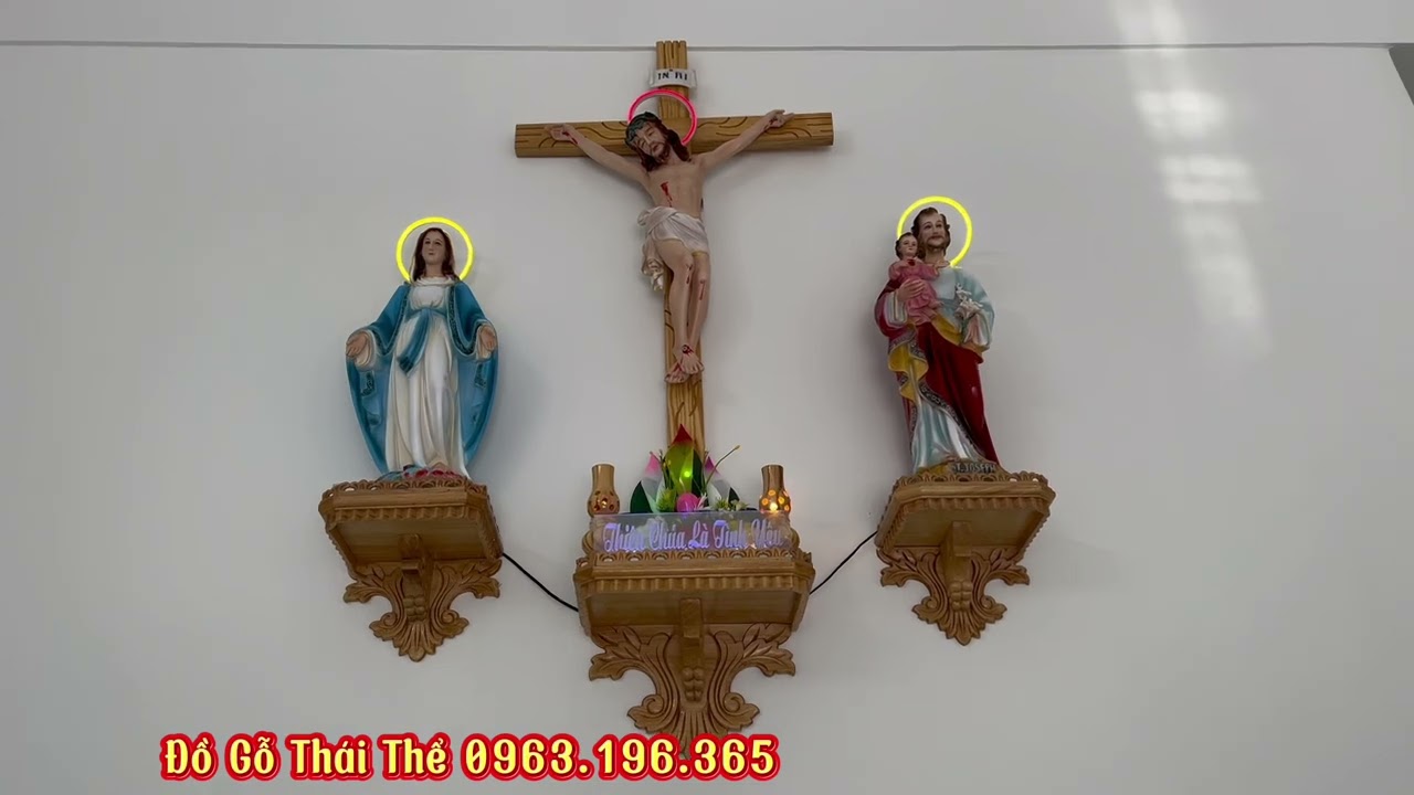 Bàn giao đủ bộ combo bệ toà cho anh khách ở Hải Dương #toaconggiao #banthoconggiao #dothoconggiao 