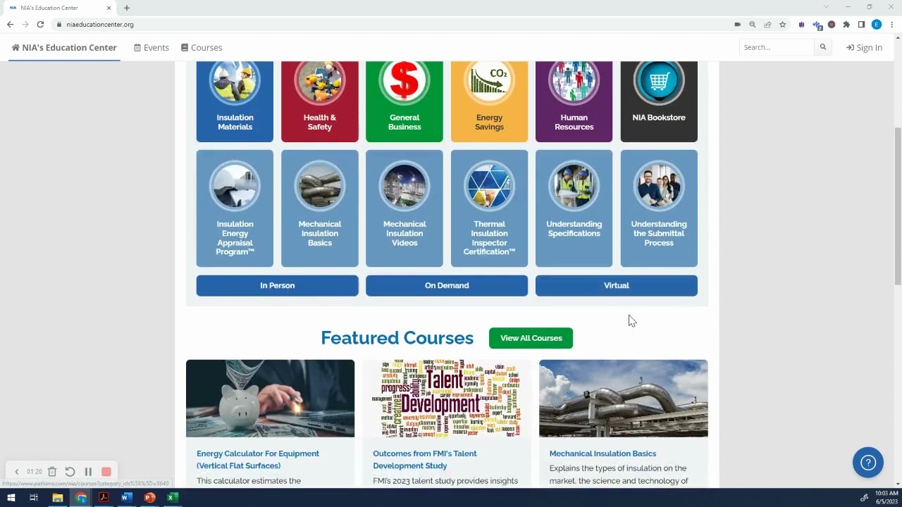 NIA&rsquo;s Education Center Demo