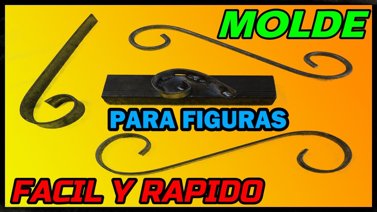 Molde para figuras de herreria.