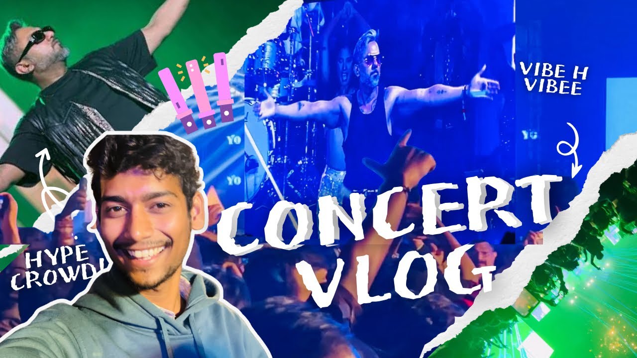 🔥 “Honey Singh LIVE in Lucknow | Stadium हुआ DJ Night में तब्दील!”#honeysingh #concert #live #vlog 