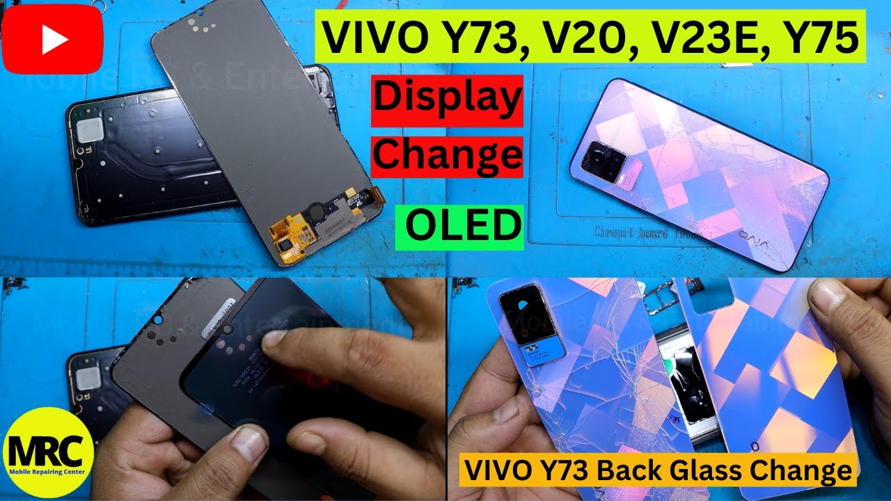Vivo Y73, V20, V23E, Y75 Display Change | Vivo Y73 Back Glass Change | Vivo Mobile Original Display