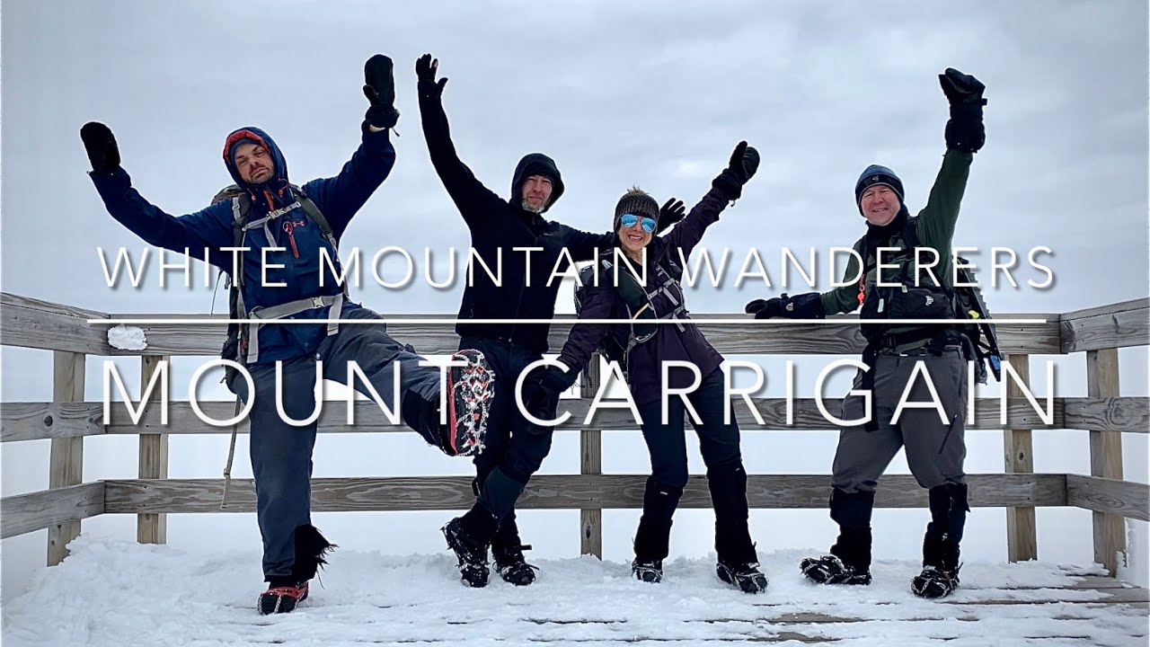 Mount Carrigain : 2/15/21 : Hiking & Gridding the White Mountain 4000 footers of New Hampshire