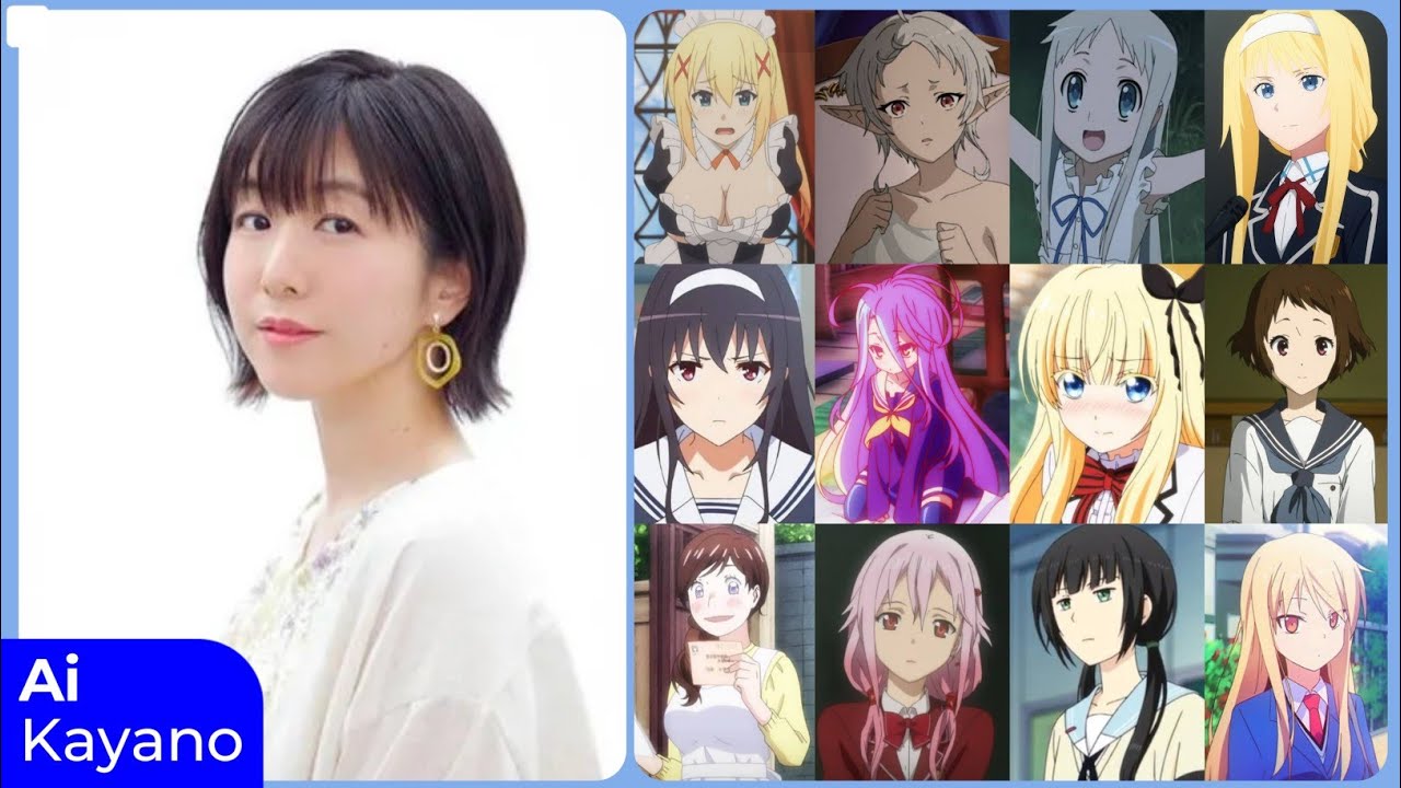 Ai Kayano [茅野 愛衣] Top Same Voice Characters Roles