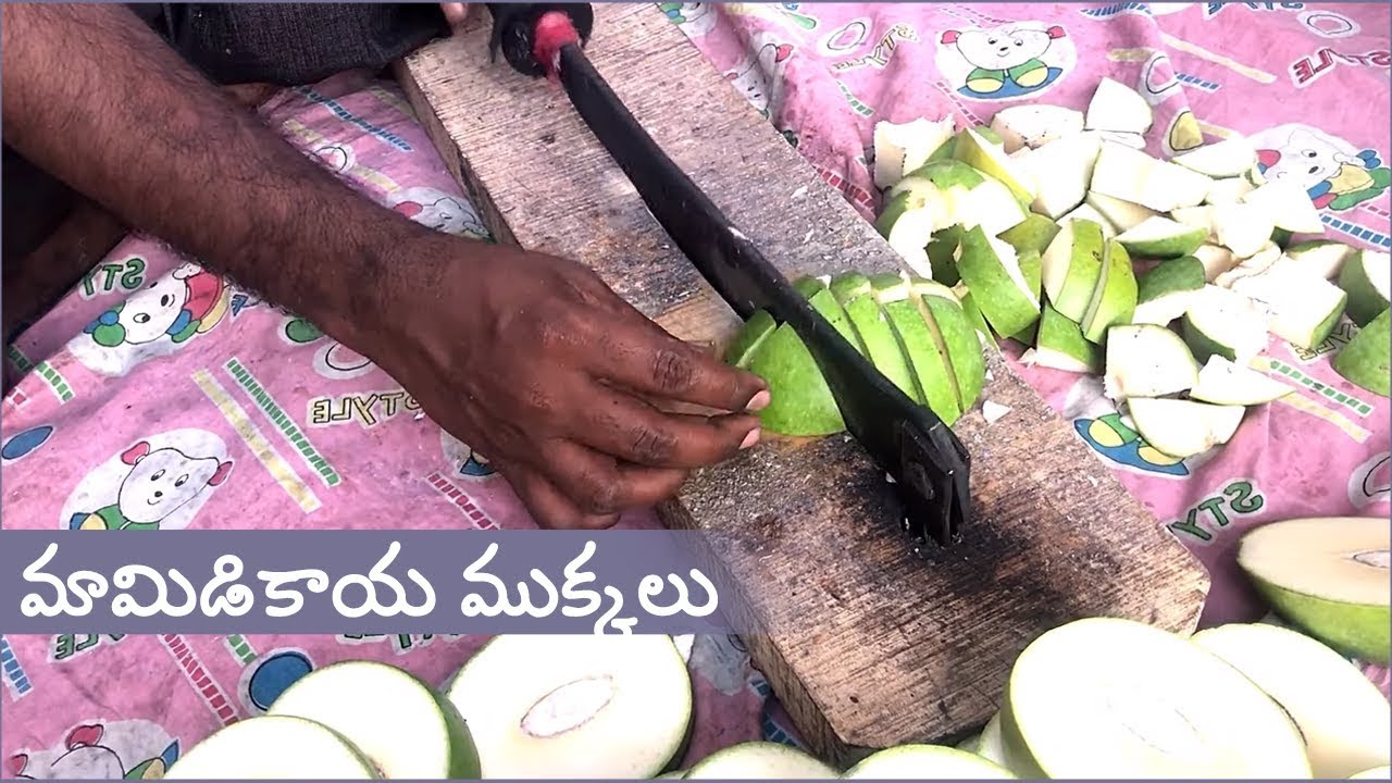 Mango cutting for Pickle || How to Select & Cut Raw Mango for Pickle Recipe