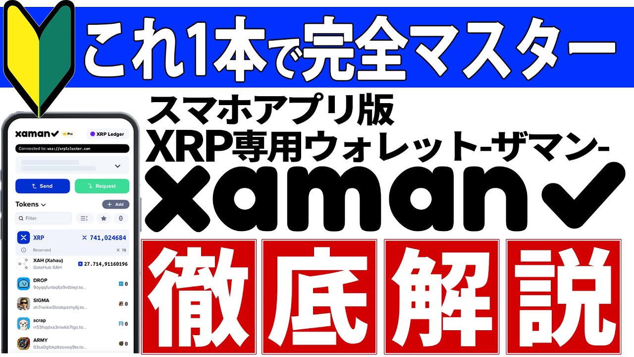 【xaman(ザマン)】リップル(XRPL)専用ウォレット使用方法徹底解説！【仮想通貨】#xrp