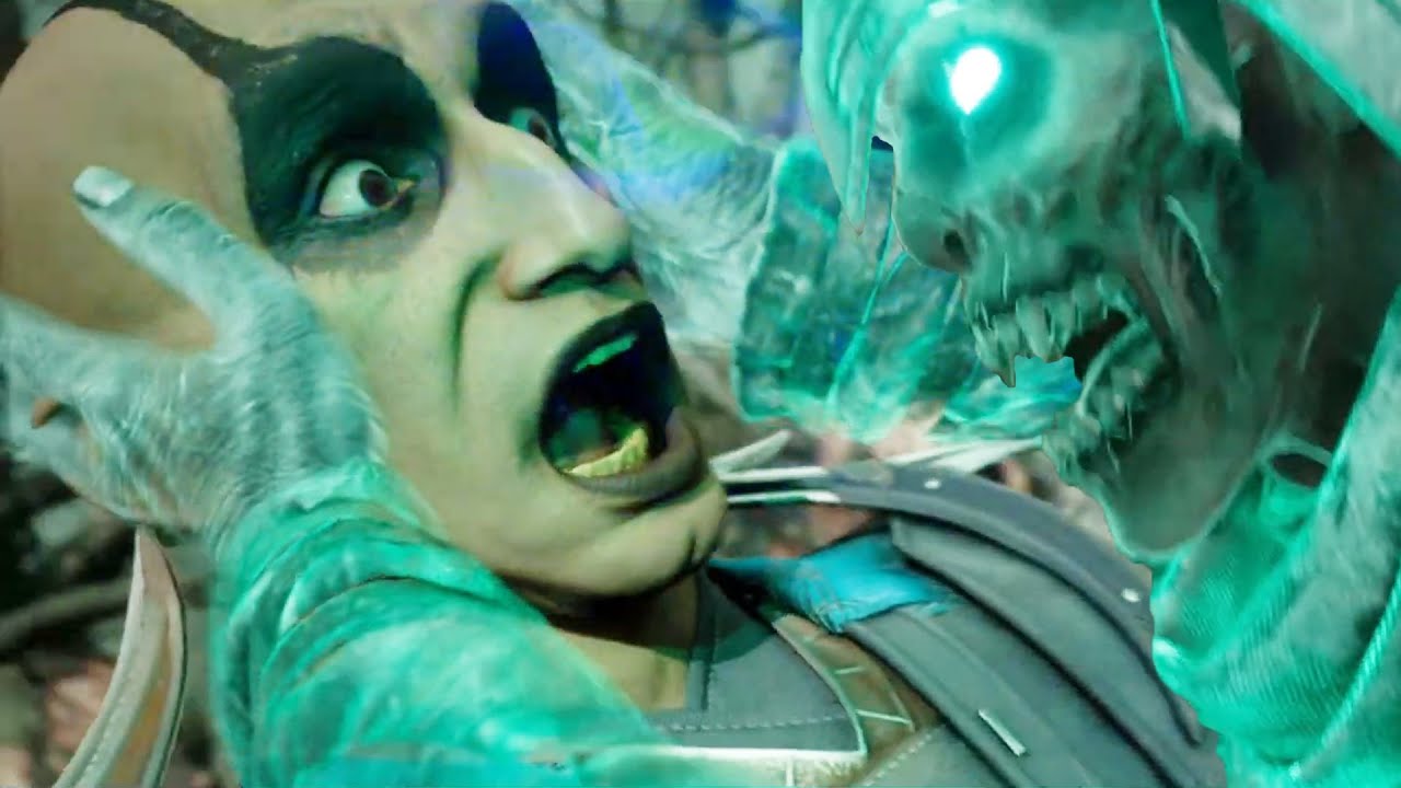 MK1 Quan Chi Creates Ermac Using Black Magic Scene - Mortal Kombat 1 2023