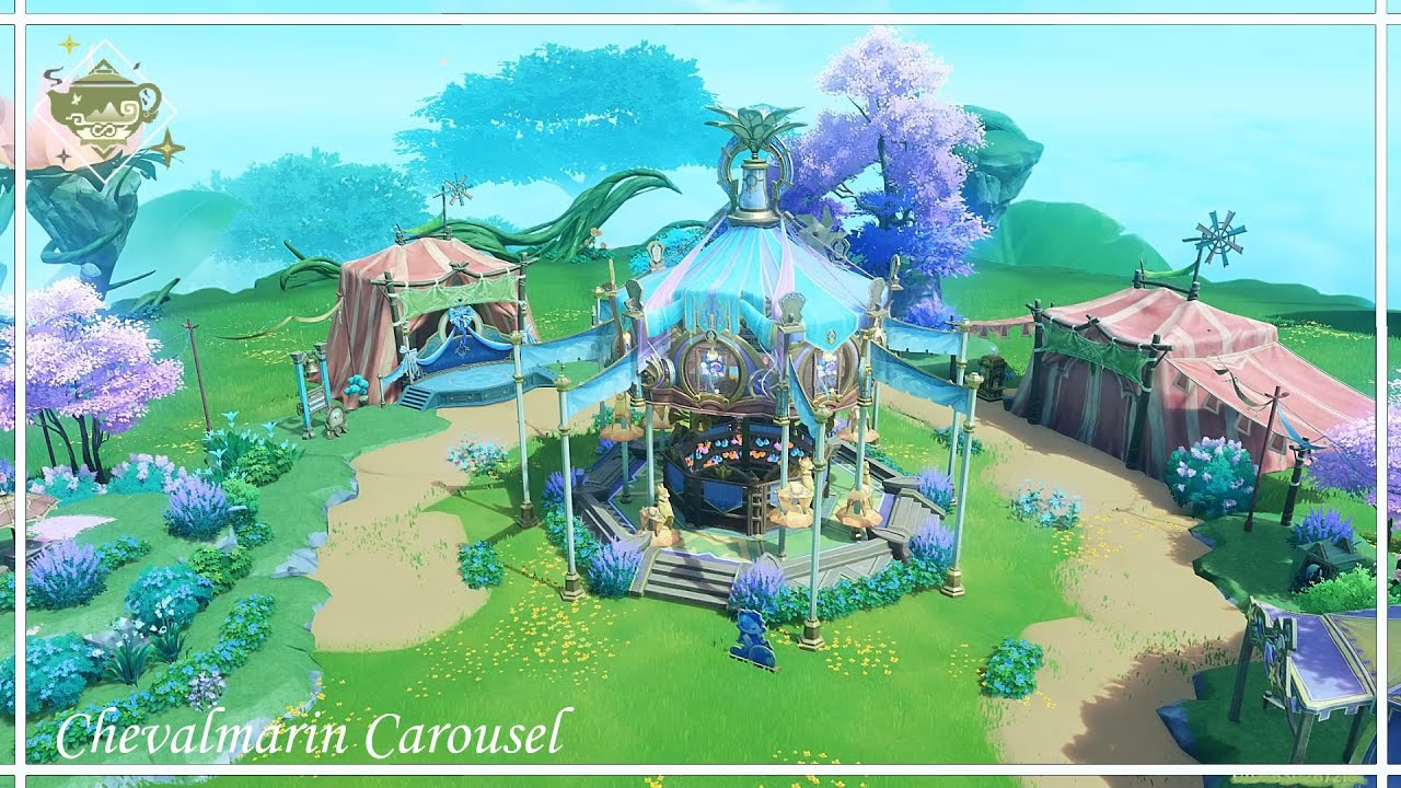 Chevalmarin Carousel 🎠 Whirling Waltz Sublime Spicewood:Dais of Wisdom Serenitea Pot Genshin Impact