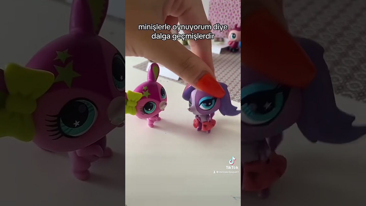 Minişlerle oynuyorum diye dalga geçmişlerdir 😬 Minişler Tiktok 