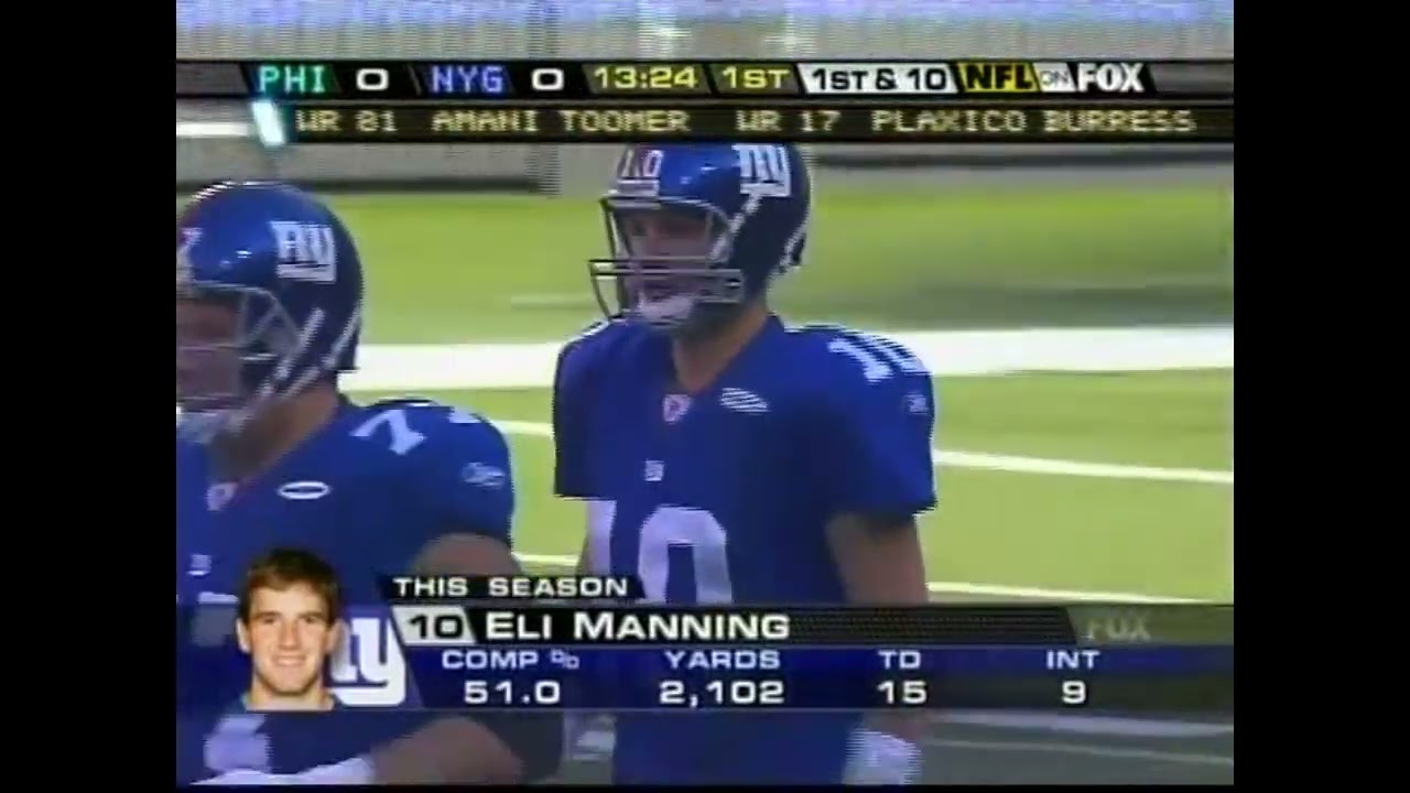 2005 Week 11 - Philadelphia Eagles at NY Giants