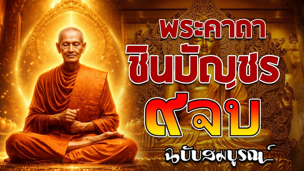 บทสวดมนต์พระคาถาชินบัญชร9จบ ฉบับสมบูรณ์ดั่งเดิม ฝึกสวดมนต์เช้า, สวดมนต์ก่อนนอน, สวดวันพระ