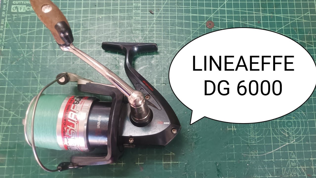 CARRETE O REEL DE PESCA LINEAEFFE DG 6000 REPARACION DE PICK UP