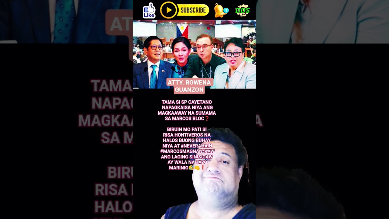 GUANZON RISA HONTIVEROS DATI BBM MAGNAN*KAW NOW TAHIMIK NA DIN❗#ofw #philippines #duterte #vpsara