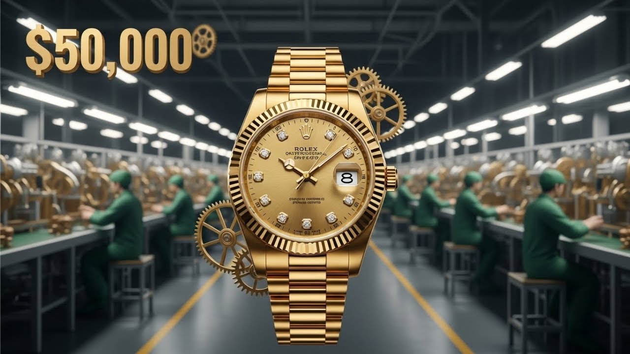 Inside the Luxury Watch Factory: From Raw Gold Bar to $50,000 Rolex
