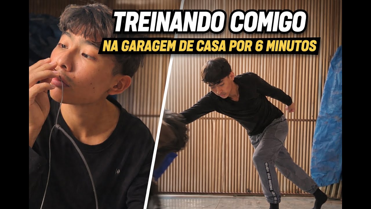 TREINO DE DRIBLE/ 6 minutos, na garagem.