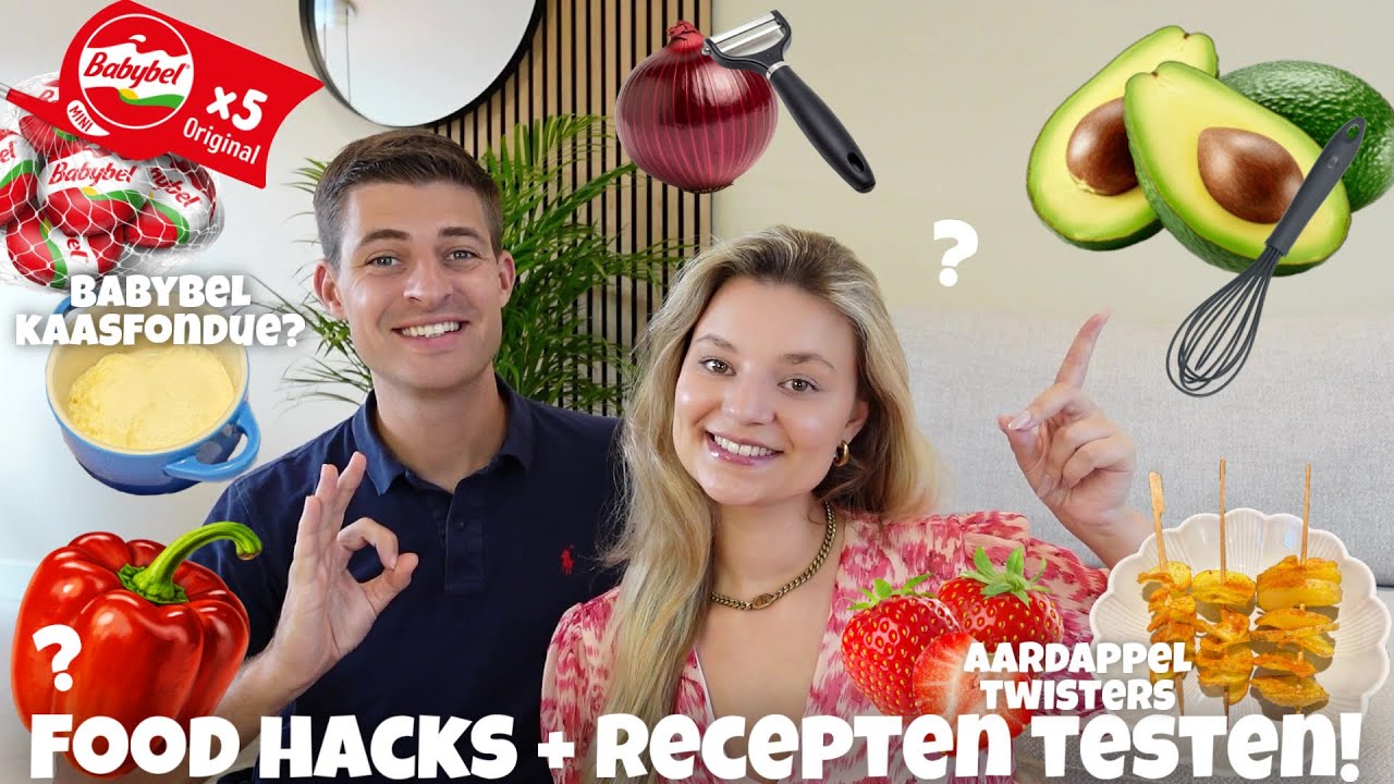 FOOD HACKS + RECEPTEN TESTEN! | Joyce Rikken