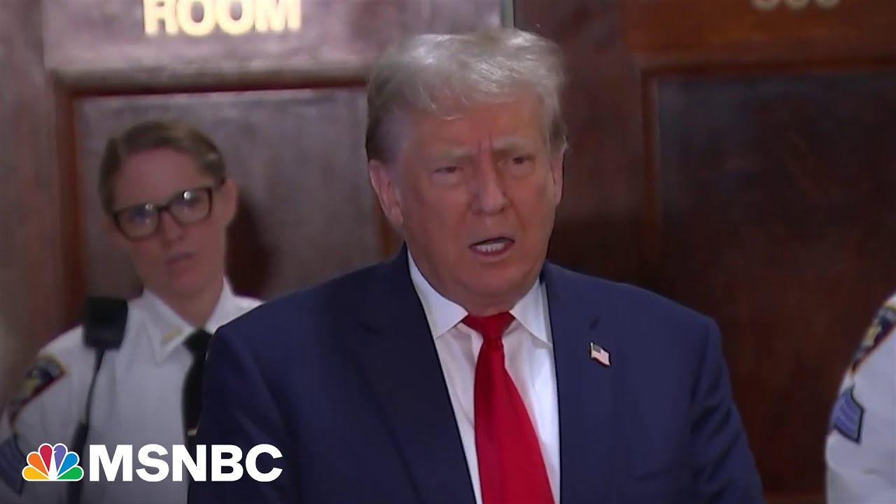 ‘Nothing more than a political stunt’: Trump exits trial early after calling it a ‘witch hunt’