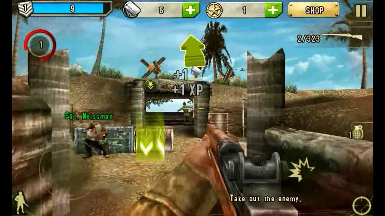 Brothers In Arms 2 Android Game Play (HD)
