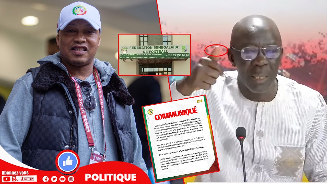 La Fédération Sénégalaise de Football“lâche“El Hadji Diouf après ses propos polémique :Sanou réagit 