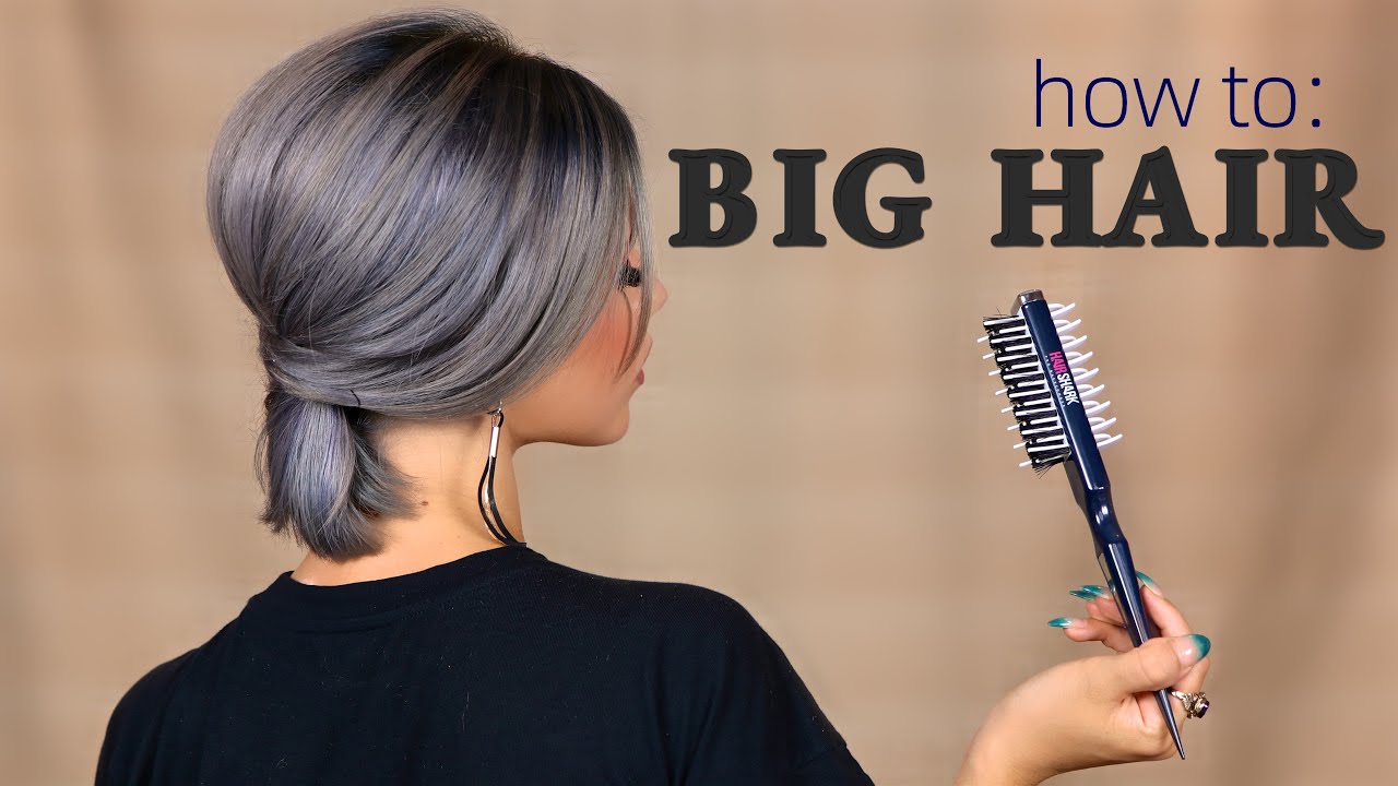 how to: BIG VOLUMINOUS HAIR - 3 WAYS