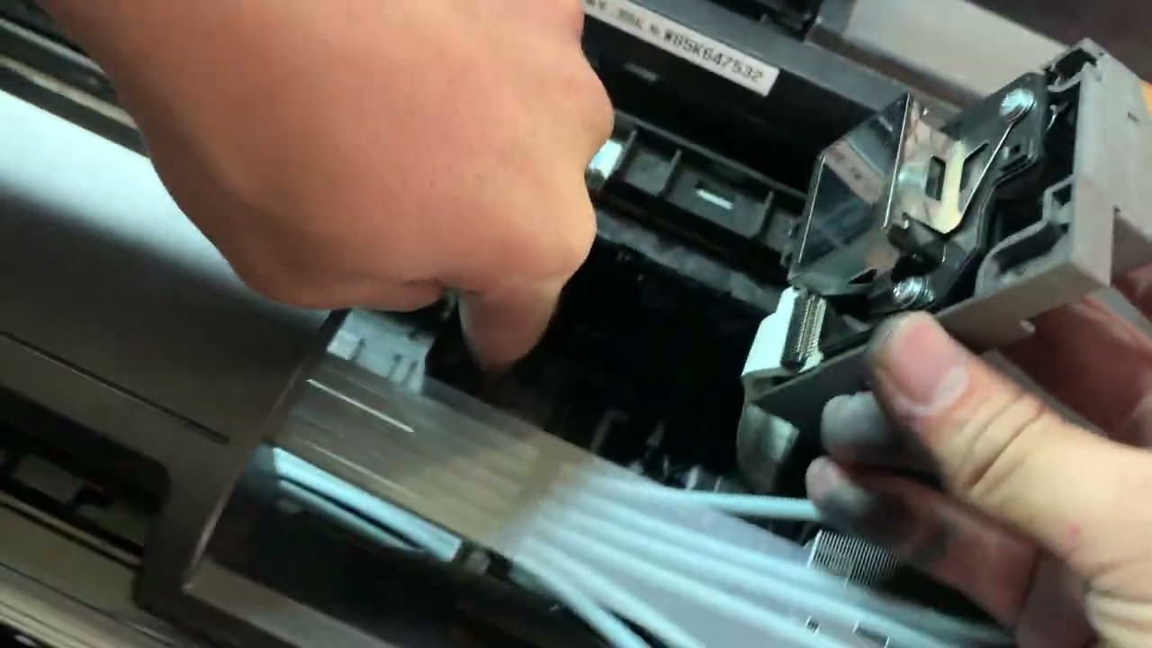 Hướng dẫn cách thay đầu phun vòi phun epson l805 -how to Replace printhead Epson printer l805 easy 
