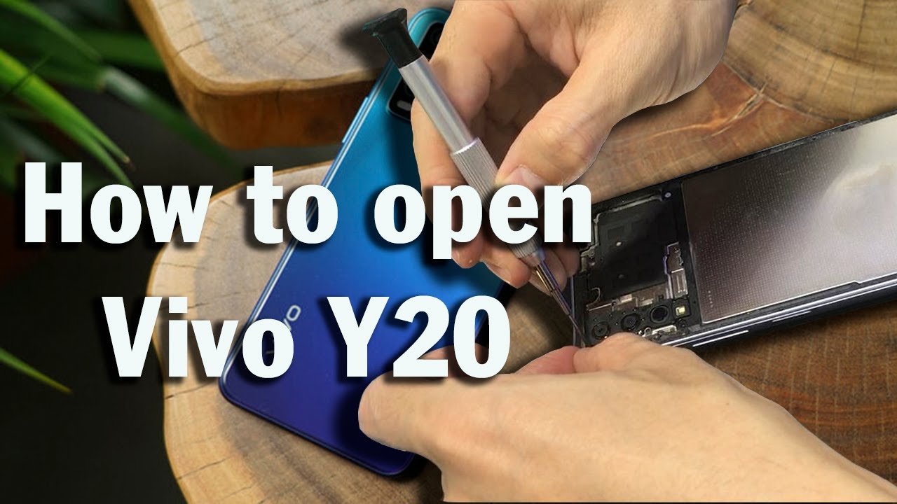 How to open Vivo Y20 - how to open vivo y20 back cover