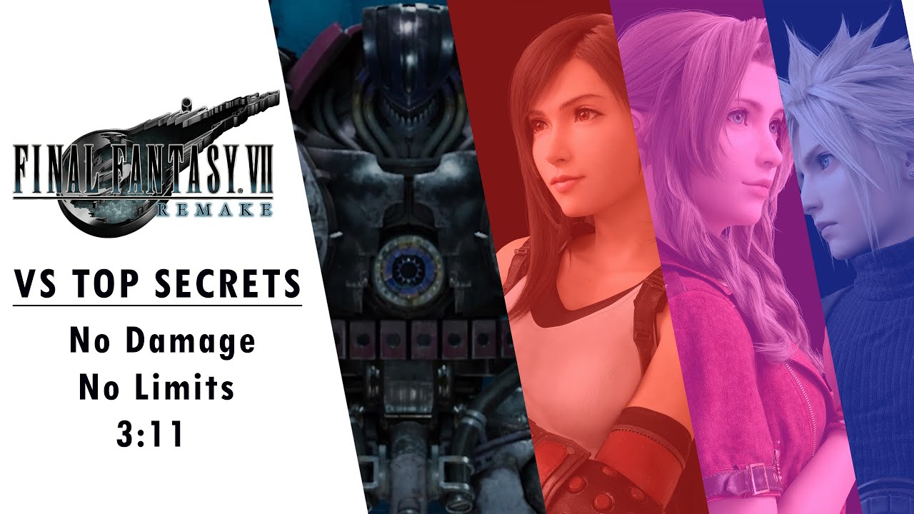 FINAL FANTASY 7 Remake - Top Secrets (Summons & Pride and Joy Prototype) [No damage & Limits | 3:11]