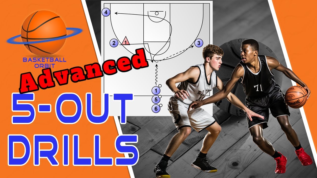 Game-Ready Offense: Advanced Drills for the 5-Out Motion with Defensive Pressure