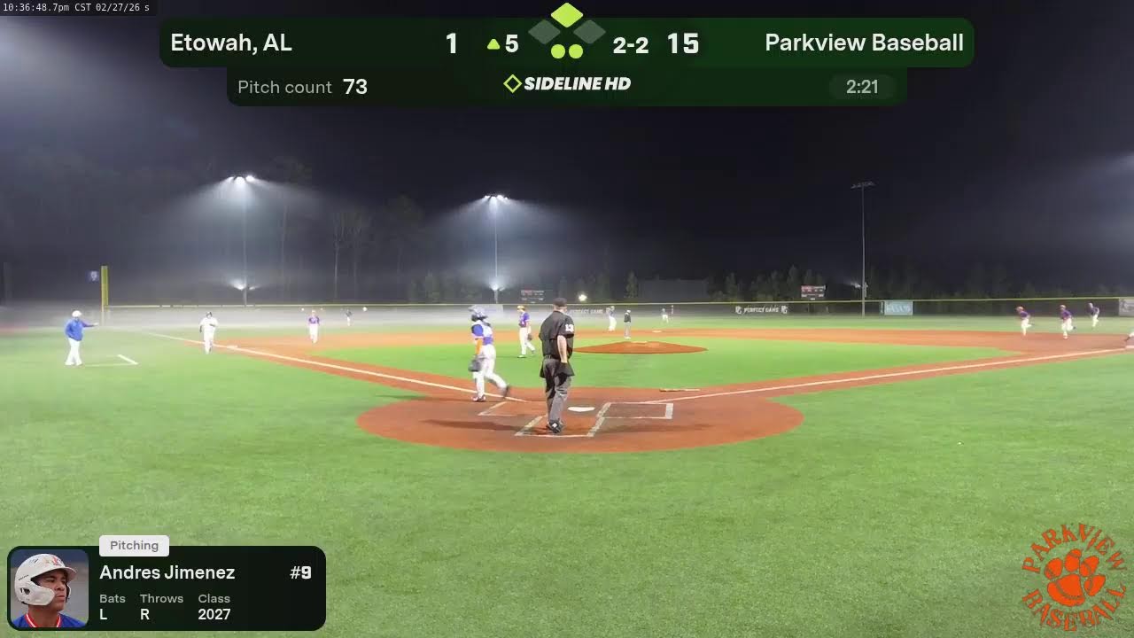 Parkview Baseball @ Etowah, AL (2026.02.27)