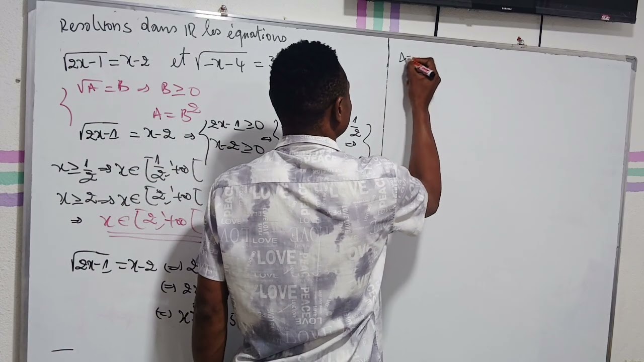 Équations avec racines carrées : la méthode SIMPLE que l’école n’explique jamais 